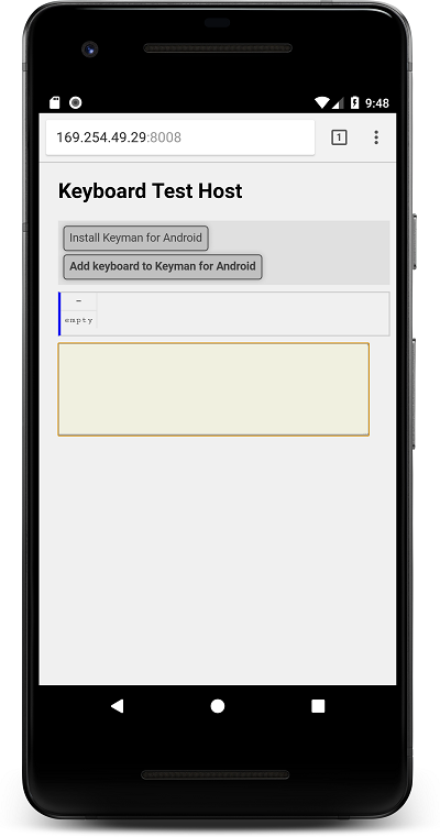 Viewing the debug host on iPhone Viewing the debug host on
iPhone