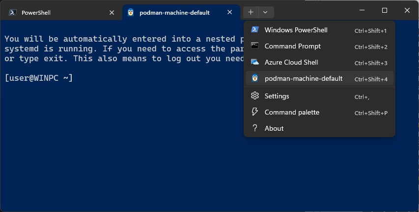 Using WSL in Windows Terminal